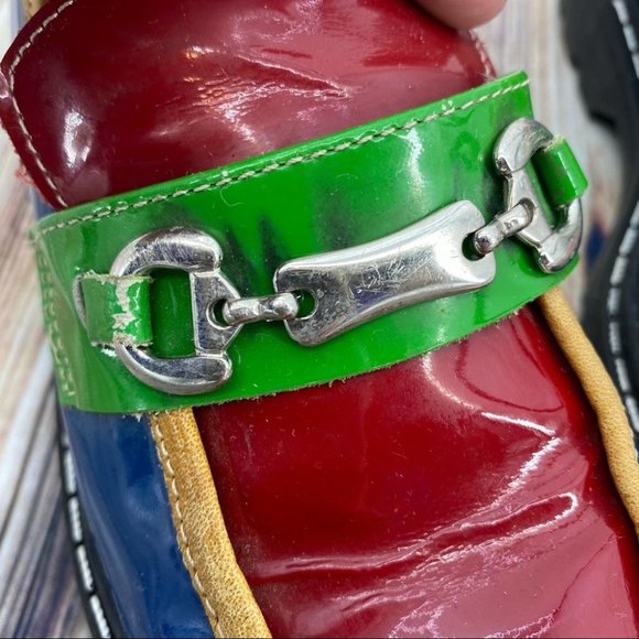 Mod8 -Children’s Color Block Patent Leather Loafer - Picture 4 of 12